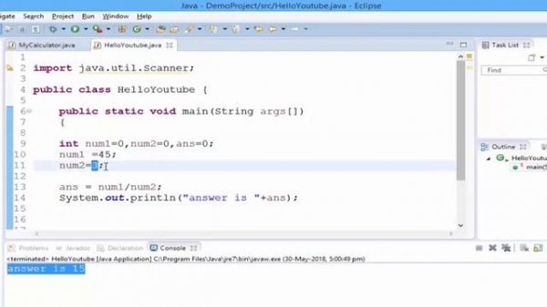 05 | Math operators in java | How to use math operators in java in hindi