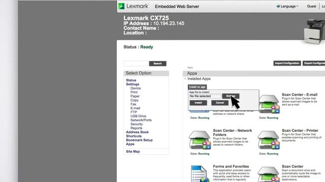 Lexmark Printer Overview—Installing Applications смотреть онлайн