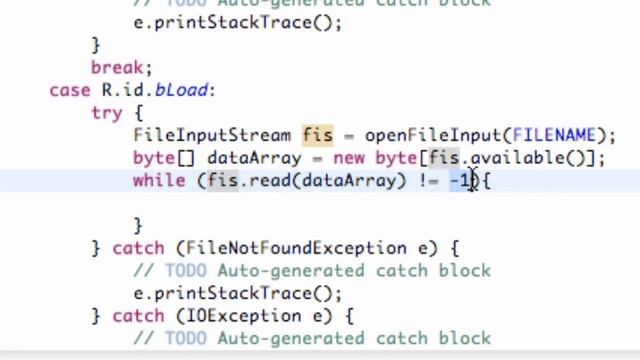 Android Developing Applications Tutorial 100 File Input Stream смотреть онлайн