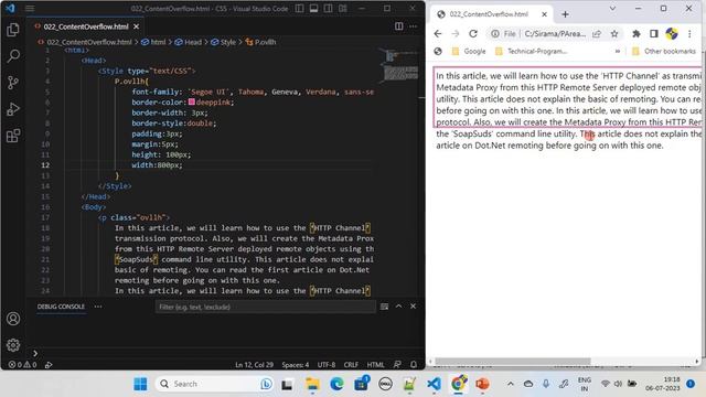 Box | Part 6 - Line height & Overflow | CSS Tutorial #27 смотреть онлайн