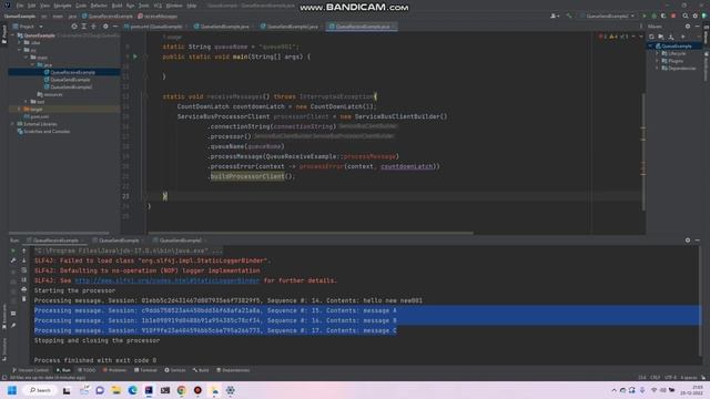 azure service bus java receiving messages from queue смотреть онлайн