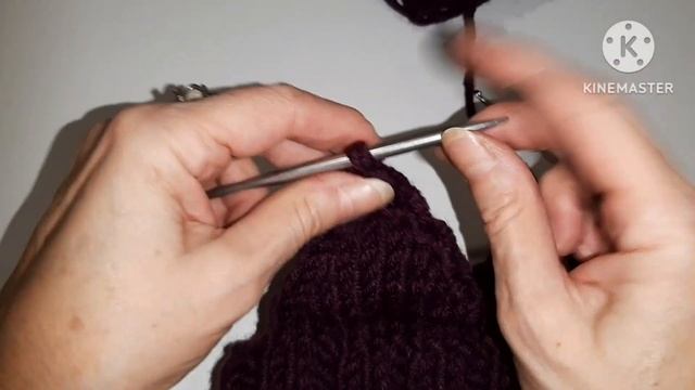 Вяжу крючком как спицами,или как связать ушки и шнурок для шапочки. смотреть онлайн