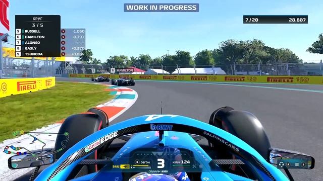 F1 22 (F1 2022) ГЕЙМПЛЕЙ Гран-при Майами - ПЕРВЫЙ ВЗГЛЯД