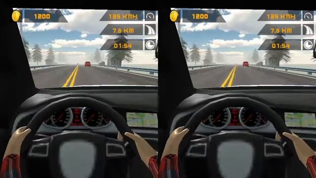 VR Traffic Racing In Car Driving Gameplay - SAME GAME BUT IN A CAR! смотреть онлайн