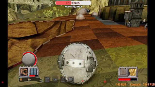 ГОНЯЕМ ШАР ПО ВЕКАМ))) СМЕШНАЯ ИГРА RockOfAges смотреть онлайн