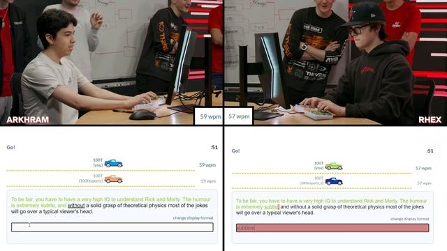 Which 100T Pro (& JHB) Types the FASTEST? TypeRacer Challenge ft. MrSavage & More! смотреть онлайн