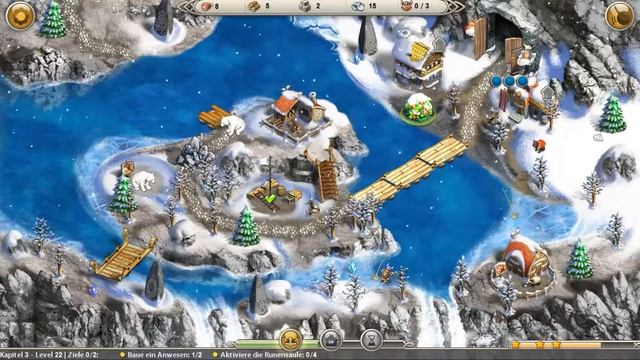 Viking Saga: The Cursed Ring - Kapitel 3, Level 22 - Expert, 3 Sterne смотреть онлайн