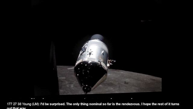 APOLLO 16 - Inspection and Docking - LM & CSM views - HD, 24 fps interpolation, Audio, Transcript смотреть онлайн