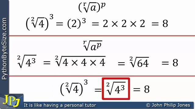 Python Complex Numbers (16) Law of Indices (Powers and Roots) смотреть онлайн