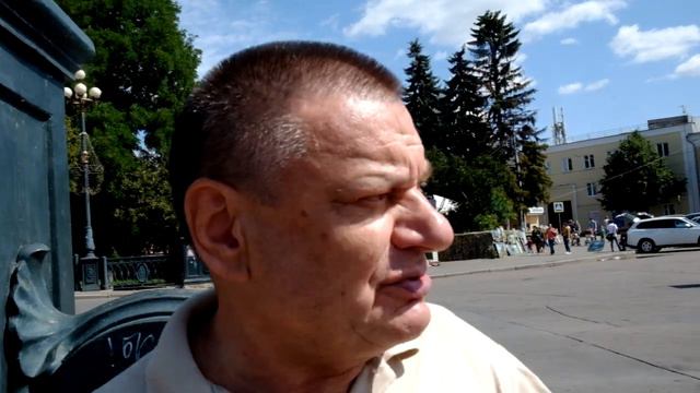 Одиночный пикет Андрея Неврова против "ежей" и идиотов в городе Орле. Орёл, 11 августа 2019 г. смотреть онлайн