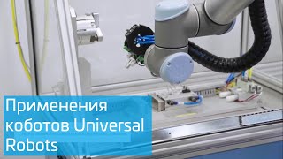 Различные применения роботов Universal Robots
