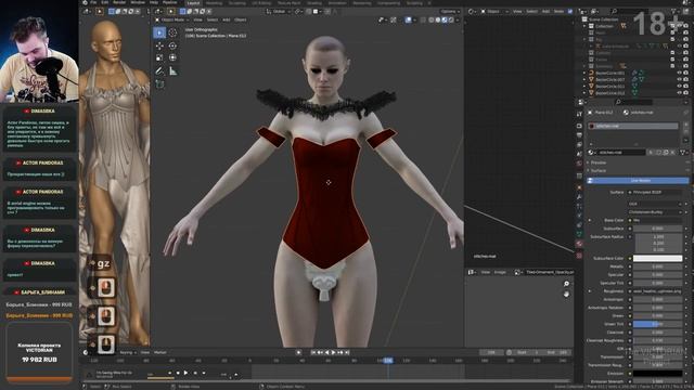 Делаем универсальные ноды в Substance Designer для ткани #45 смотреть онлайн