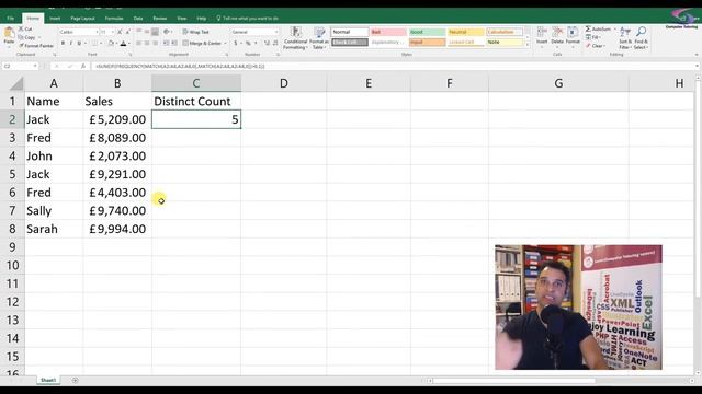 Pivot Table Count Unique Values Excel 2010 - 2022 смотреть онлайн