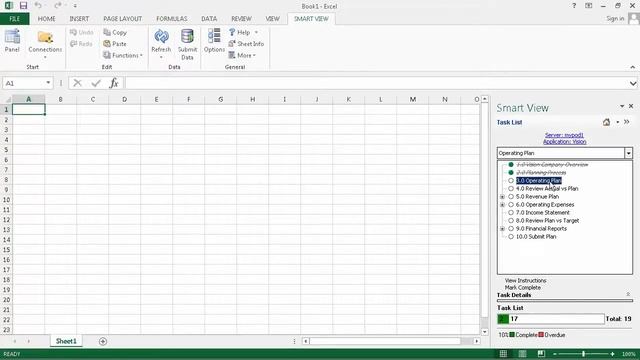 Managing Task Lists in Smart View with Oracle Planning and Budgeting Cloud смотреть онлайн