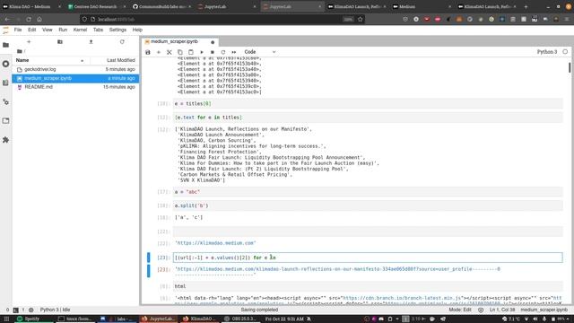 W13 Labs WG: Scraper bots using selenium and lxml смотреть онлайн