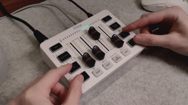 Собрал белый аудио сетап FIFINE. Обзор SC3 Audio Mixer