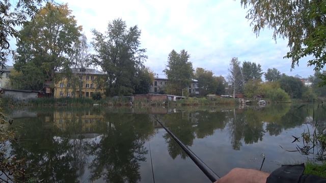 И все таки он клюнул.Поплавок. Маховая удочка. смотреть онлайн