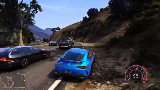 GTA5 - 벤츠 AMG GT63 S Coupe 초고퀄모드!! смотреть онлайн