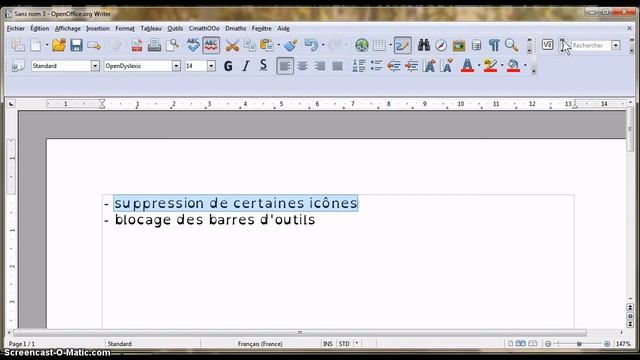 Tutoriel openoffice / libre office writer : les barres d'outils смотреть онлайн