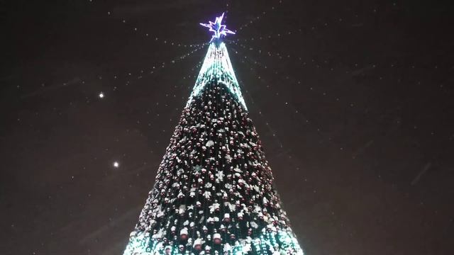 13 января 2021 г. Новогодняя елка.Старый Новый год на Октябрьской пл. возле Главной Новогодней елки смотреть онлайн