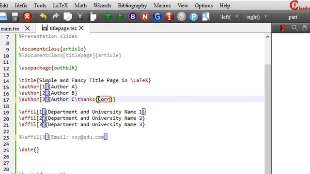 Simple and Fancy Title Page in LaTeX (Latex Basic Tutorial-05) смотреть онлайн