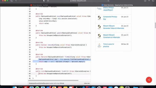 #08a - Mapping Enumeration | BELAJAR ORM HIBERNATE смотреть онлайн