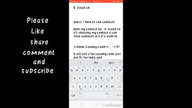 How to install Reborn script for SMS Bombing in Termux App. смотреть онлайн