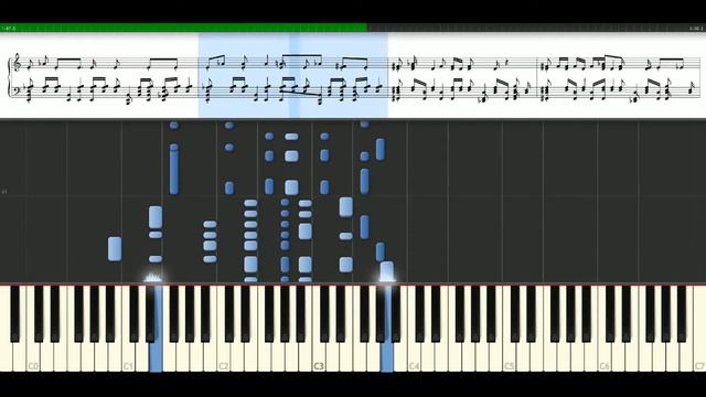 Jack Johnson - Upside down [Piano Tutorial] Synthesia смотреть онлайн