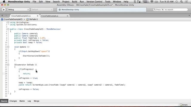Breakfast With Unity: CrossFade смотреть онлайн