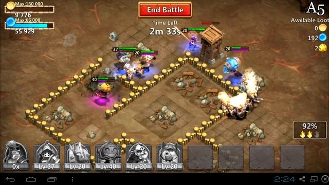Castle Clash Dungeon play through: Dungeon 1 (7-11) Part2 смотреть онлайн
