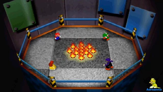 Mario Party 3 - Free-For-All Minigames #3 - Waluigi vs Yoshi vs Daisy vs Mario (Master Cpu) смотреть онлайн
