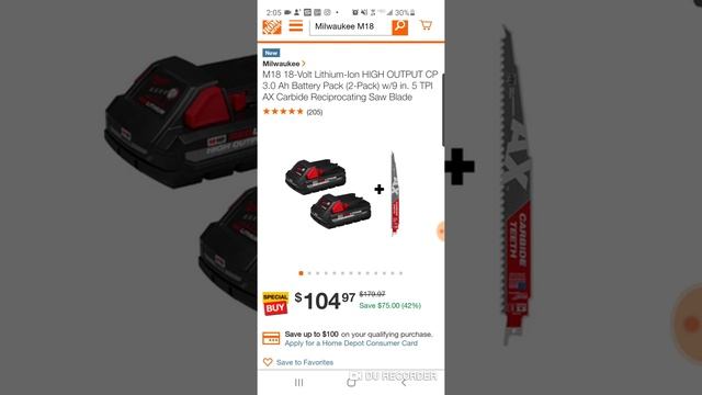 Milwaukee M18 3.0Ah CP BATTERY 2-Pack смотреть онлайн