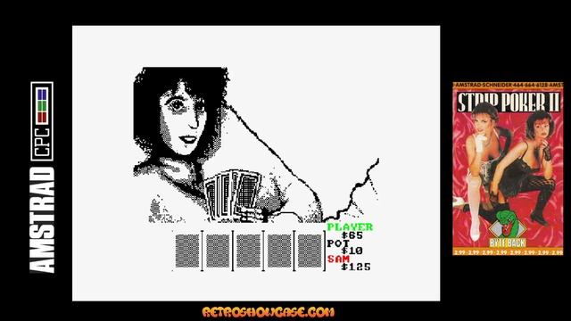 STRIP POKER II PLUS (Amstrad CPC Gameplay Sample) смотреть онлайн