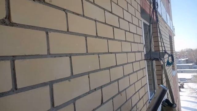 Утепления фасада кирпичного нового дома))) Реально помогает.Промальп. смотреть онлайн