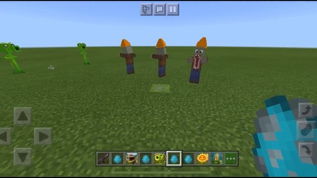 Plants vs Zombies Garden Warfare MOD in Minecraft PE смотреть онлайн