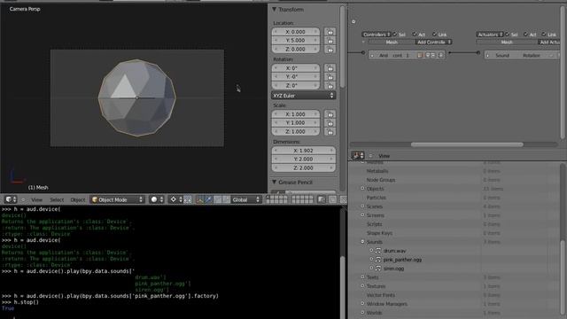Blender 3D Audio GSoC 2011 Demo Video 1 смотреть онлайн