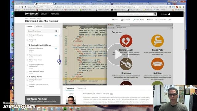 Bootstrap project: project 5 redone using Bootstrap смотреть онлайн