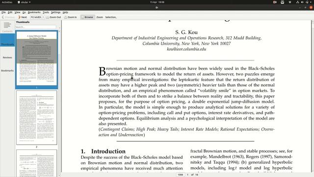 Jump Diffusion Model for Option Pricing смотреть онлайн