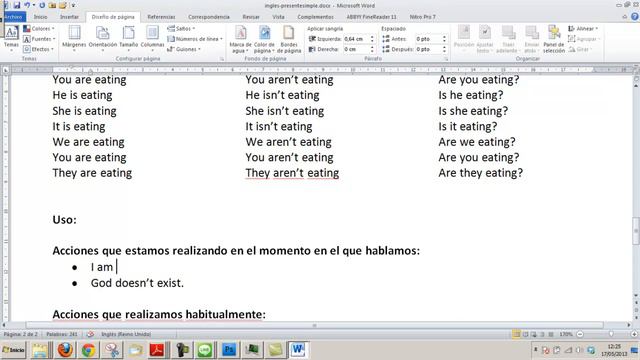 Present Continuous Inglés ESO y Acceso a ciclos Academia Usero смотреть онлайн