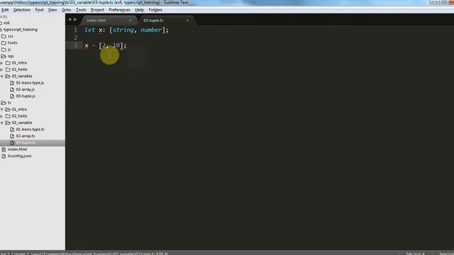 Lập trình TypeScript - Bài 8 Variable & Data Type - Tuple смотреть онлайн
