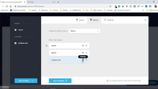 Making Navigation Menu On Brizy #Brizy смотреть онлайн