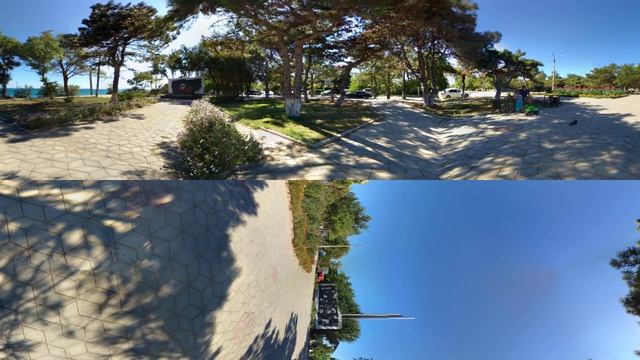 3D панорама у вечного огня в Приморском (Феодосия, Крым) смотреть онлайн