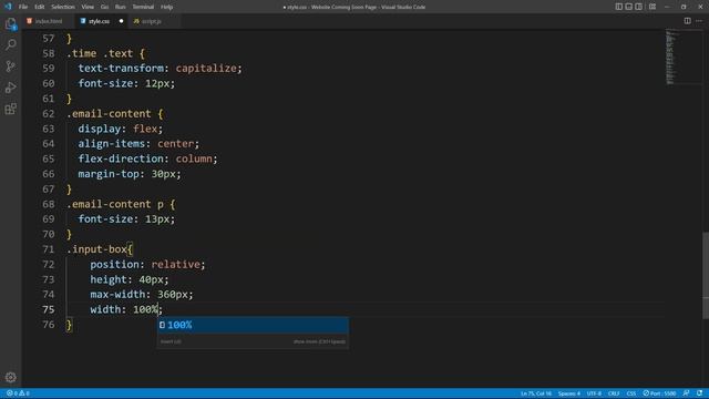 How to Make Coming Soon Website in HTML CSS & JavaScript смотреть онлайн