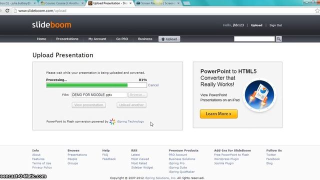 Embed Powerpoint to Moodle смотреть онлайн