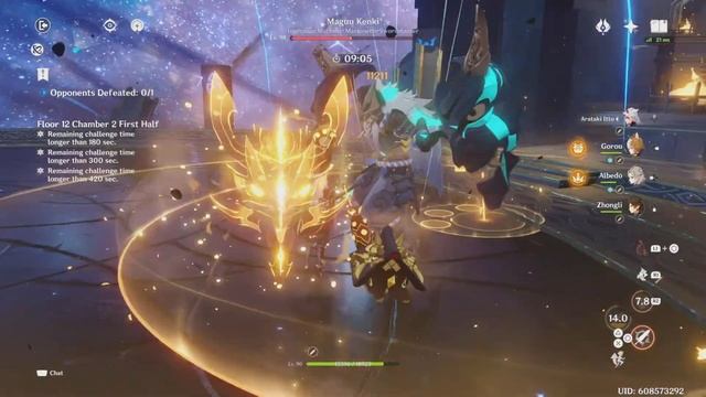 Genshin Impact 3.5 Abyss Floor 12 9 Star Run смотреть онлайн