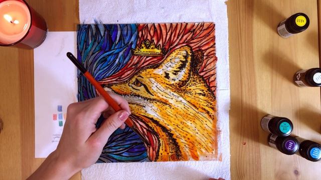 DIY: Как сделать Витраж-ночник. Часть 2. смотреть онлайн