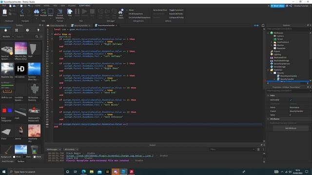 How to make a game like FNAF in Roblox Studio #1 Cameras смотреть онлайн