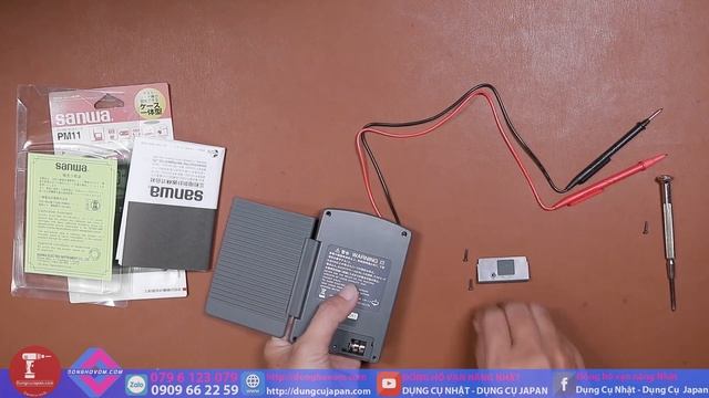 Đồng Hồ Vạn Năng Bỏ Túi Nhật Cũ Sanwa PM11