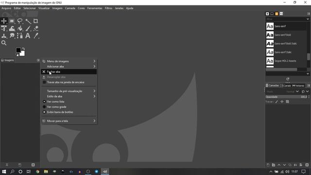 CONFIGURANDO INTERFACE do GIMP смотреть онлайн
